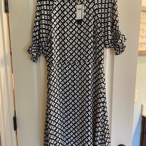 Brand new navy and white Banana Republic Dress